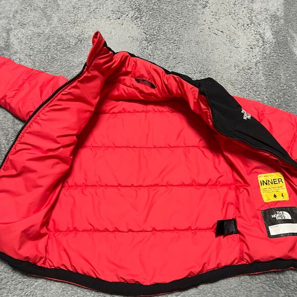 North Face Jacket Youth Girls Small 7/8 Red Balanced Rock Insulated Outdoor - Picture 10 of 11